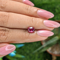 1.22 Ct. Pinkish Red Ruby from Tanzania Life Style