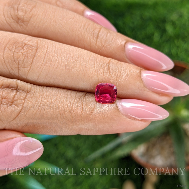 1.24 Ct. Pinkish Red Ruby from Tanzania