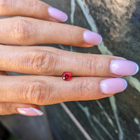1.02 Ct. Pinkish Red Ruby from Mozambique Life Style