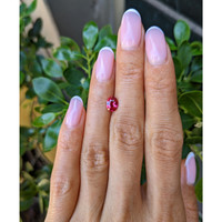 1.06 Ct. Pinkish Red Ruby from Ceylon (Sri Lanka) Life Style