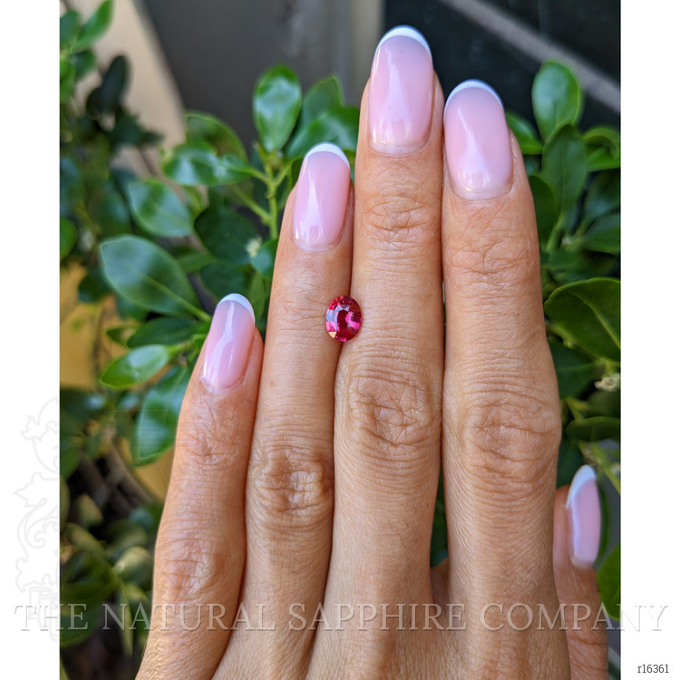 1.06 Ct. Pinkish Red Ruby from Ceylon (Sri Lanka)