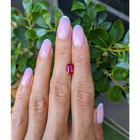 1.51 Ct. Pinkish Red Ruby from Mozambique Life Style