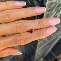 0.71 Ct. Ruby from Mozambique Life Style