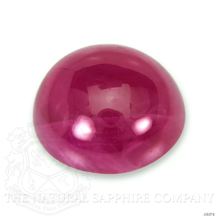 3.19 Ct. Pinkish Red Cabochon Ruby from Mozambique