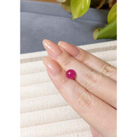 3.19 Ct. Pinkish Red Cabochon Ruby from Mozambique Life Style
