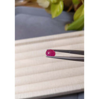 3.19 Ct. Pinkish Red Cabochon Ruby from Mozambique Life Style