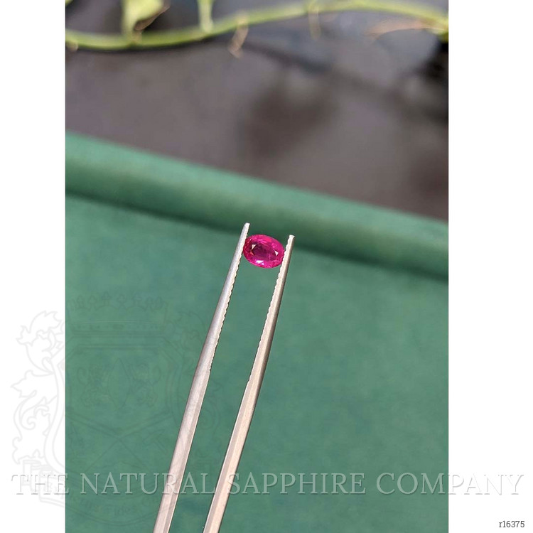 0.54 Ct. Purplish Red Ruby from Burma (Myanmar)