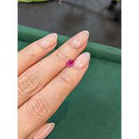 0.54 Ct. Purplish Red Ruby from Burma (Myanmar) Life Style