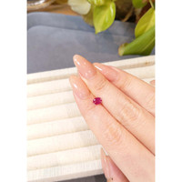 0.54 Ct. Purplish Red Ruby from Burma (Myanmar) Life Style