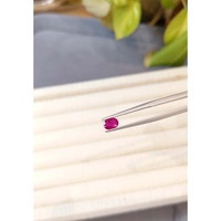 0.54 Ct. Purplish Red Ruby from Burma (Myanmar) Life Style