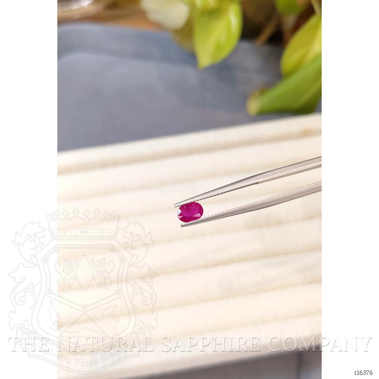 0.54 Ct. Purplish Red Ruby from Burma (Myanmar)