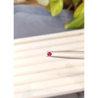 0.23 Ct. Pinkish Red Ruby from Burma (Myanmar) Life Style