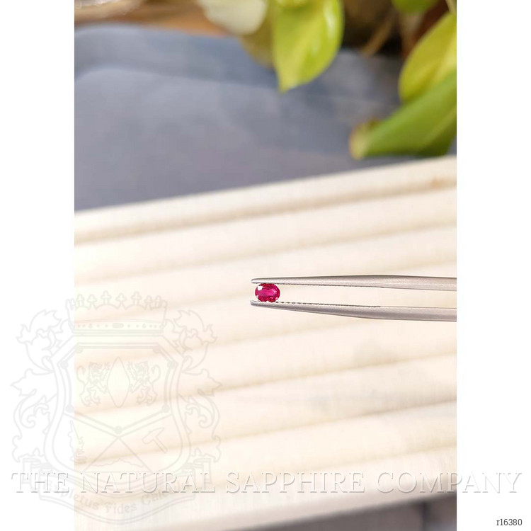 0.23 Ct. Pinkish Red Ruby from Burma (Myanmar)