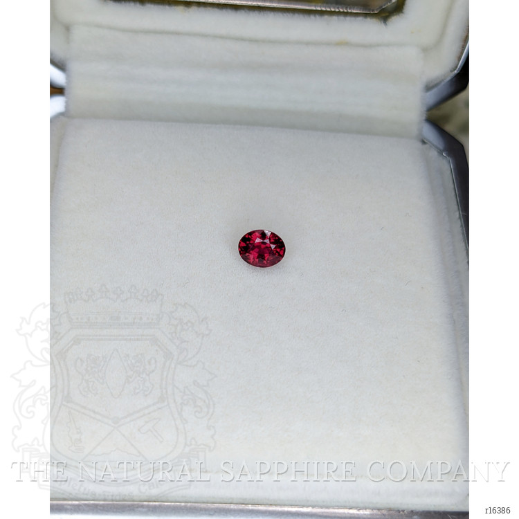 0.68 Ct. Purplish Red Ruby from Ceylon (Sri Lanka)