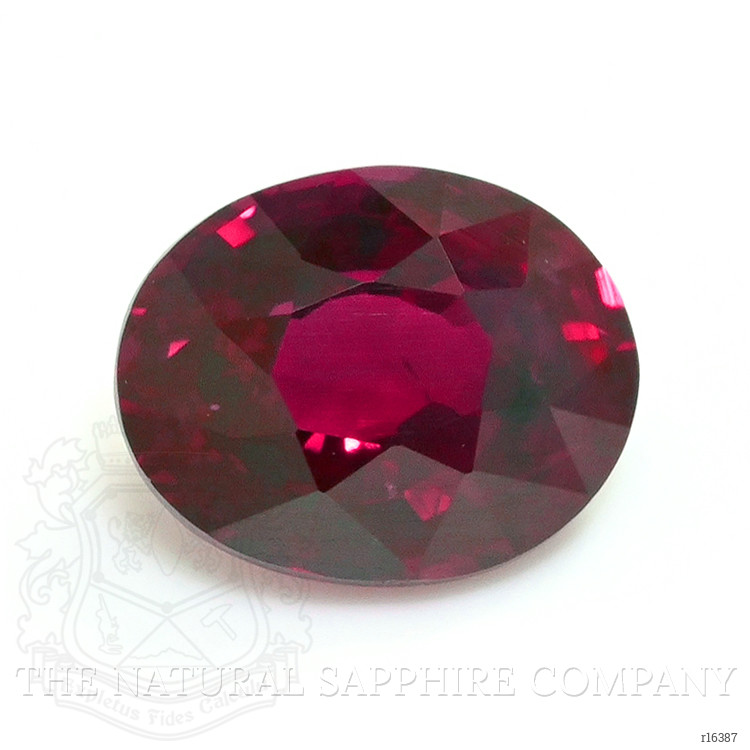 1.07 Ct. Purplish Red Ruby from Ceylon (Sri Lanka)