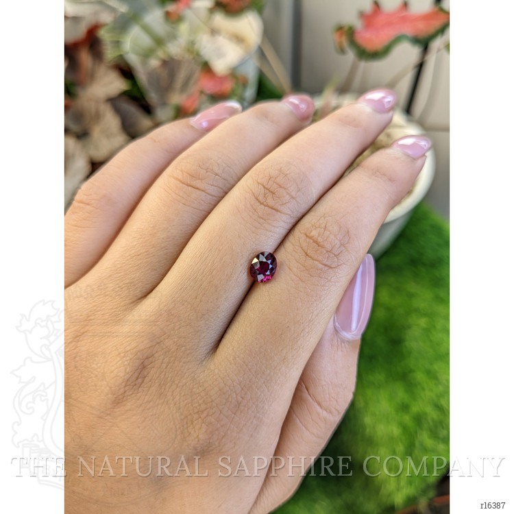 1.07 Ct. Purplish Red Ruby from Ceylon (Sri Lanka)