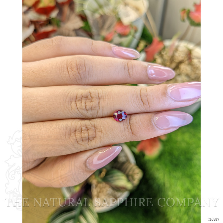 1.07 Ct. Purplish Red Ruby from Ceylon (Sri Lanka)