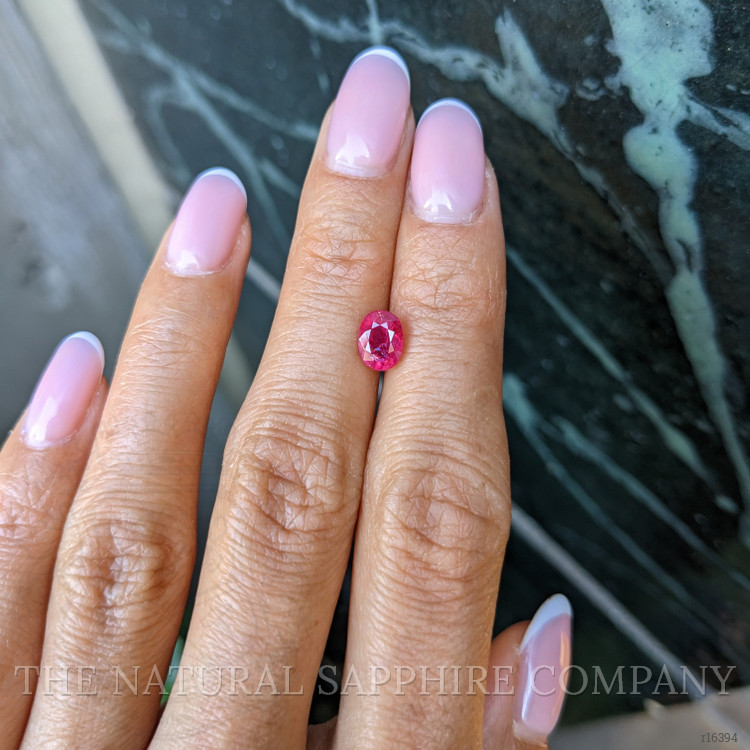 1.37 Ct. Pinkish Red Ruby from Burma (Myanmar)