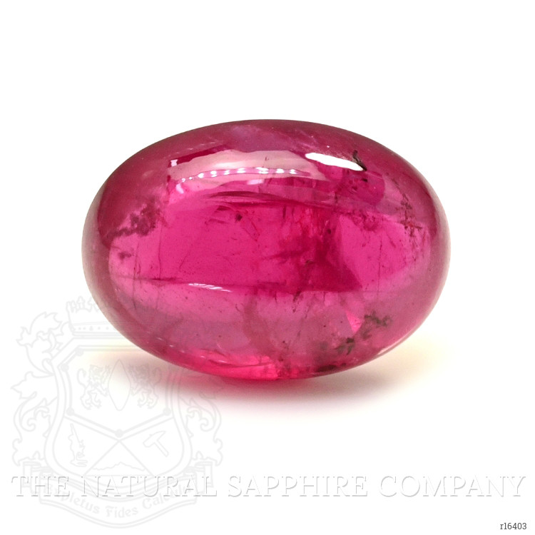 2.61 Ct. Pinkish Red Cabochon Ruby from Tanzania