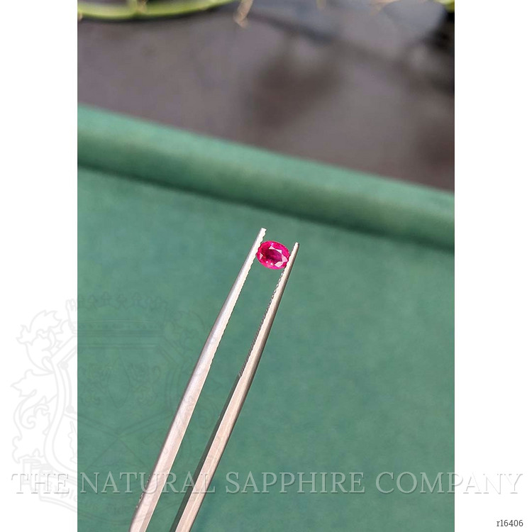 0.41 Ct. Pinkish Red Ruby from Burma (Myanmar)