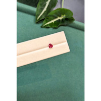 0.65 Ct. Purplish Red Ruby from Mozambique Life Style