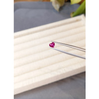0.74 Ct. Pinkish Red Ruby from Mozambique Life Style