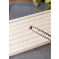 0.65 Ct. Pinkish Red Ruby from Mozambique Life Style