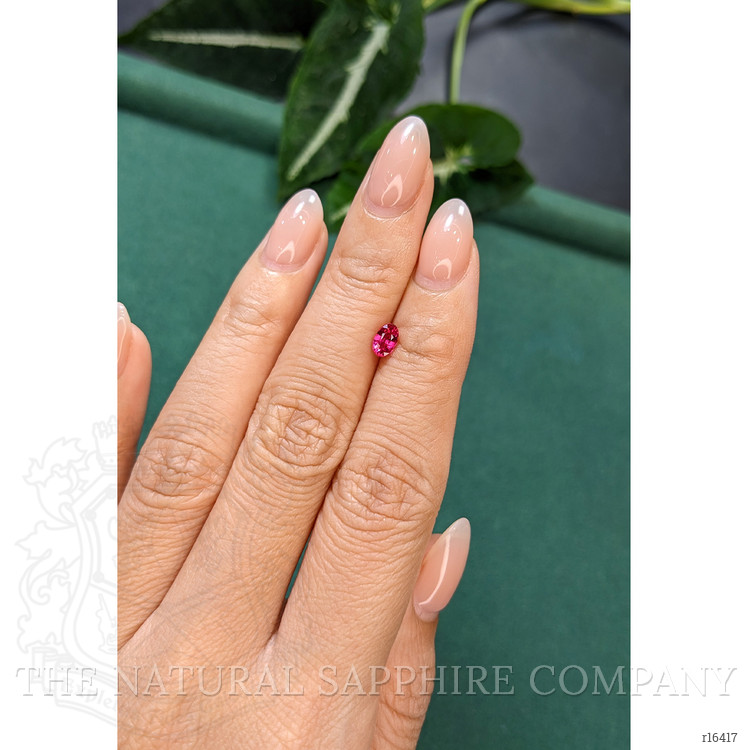 0.65 Ct. Pinkish Red Ruby from Mozambique