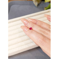 0.62 Ct. Pinkish Red Ruby from Mozambique Life Style