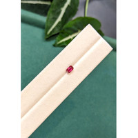 0.55 Ct. Pinkish Red Ruby from Mozambique Life Style