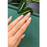 1.02 Ct. Pinkish Red Ruby from Mozambique Life Style