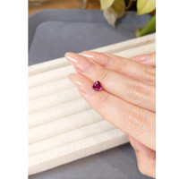 1.04 Ct. Purplish Red Ruby from Mozambique Life Style