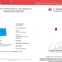2.01 Ct. Ruby from Mozambique Scan Report