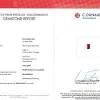 2.01 Ct. Ruby from Mozambique Scan Report