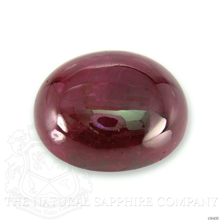 43.52 Ct. Purplish Red Cabochon Ruby from Mozambique