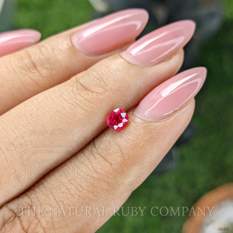 0.46 Ct. Pinkish Red Ruby from Mozambique