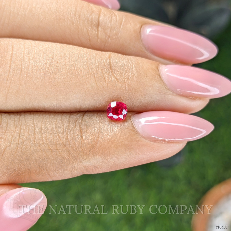 0.46 Ct. Pinkish Red Ruby from Mozambique