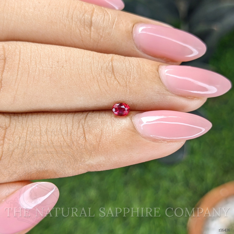 0.25 Ct. Pinkish Red Ruby from Mozambique