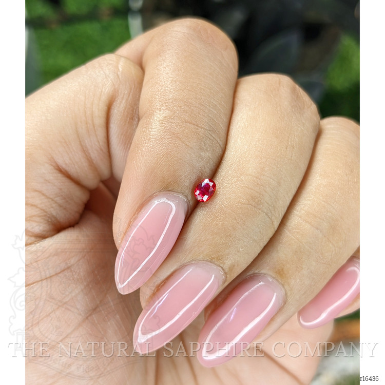 0.25 Ct. Pinkish Red Ruby from Mozambique
