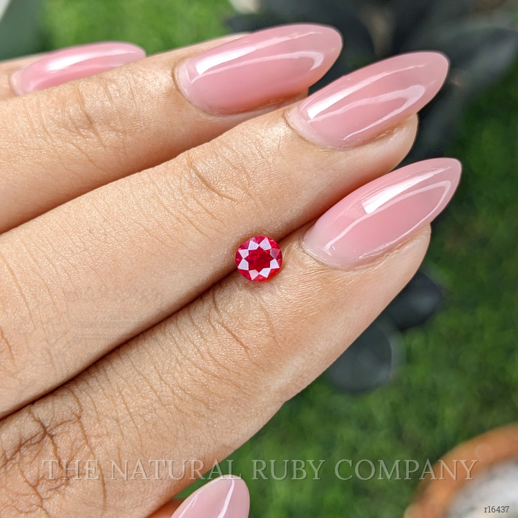 0.49 Ct. Pinkish Red Ruby from Mozambique