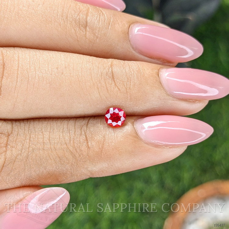 0.49 Ct. Pinkish Red Ruby from Mozambique