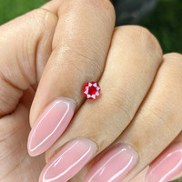 0.49 Ct. Pinkish Red Ruby from Mozambique Life Style