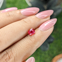 0.96 Ct. Pinkish Red Ruby from Mozambique Life Style