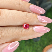 0.96 Ct. Pinkish Red Ruby from Mozambique Life Style