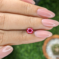 0.86 Ct. Ruby from Mozambique Life Style