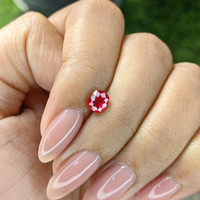 0.86 Ct. Ruby from Mozambique Life Style