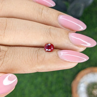 0.73 Ct. Ruby from Mozambique Life Style