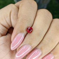 0.73 Ct. Ruby from Mozambique Life Style