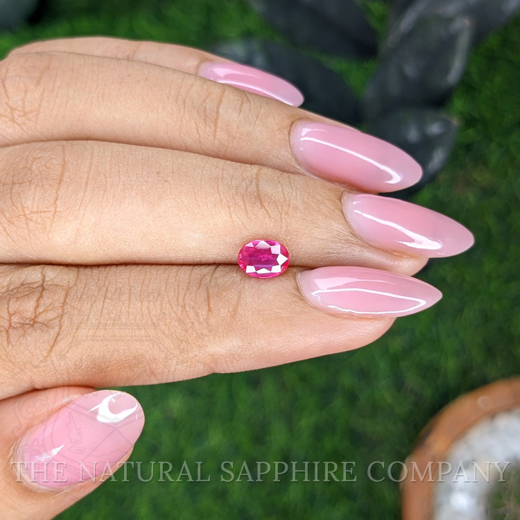 0.57 Ct. Pinkish Red Ruby from Mozambique