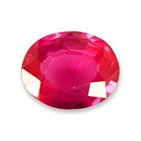 0.54 Ct. Pinkish Red Ruby from Mozambique Video